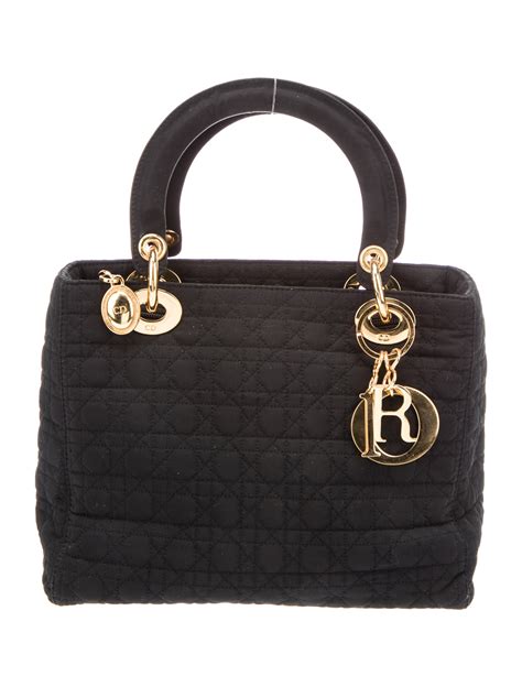 lady dior nylon cannage bag